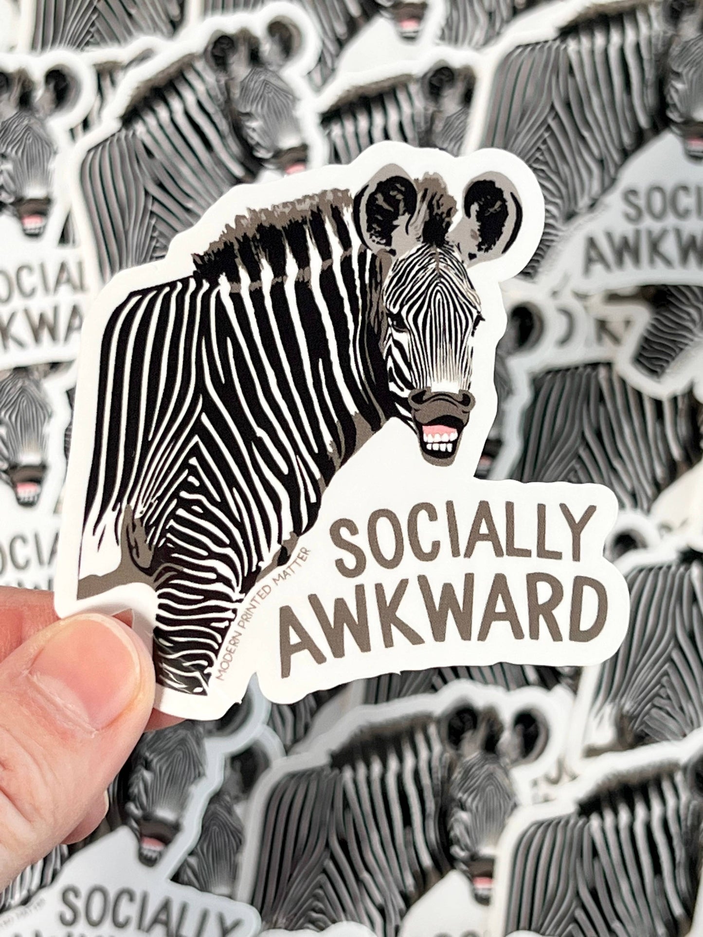 Socially Awkward Sticker