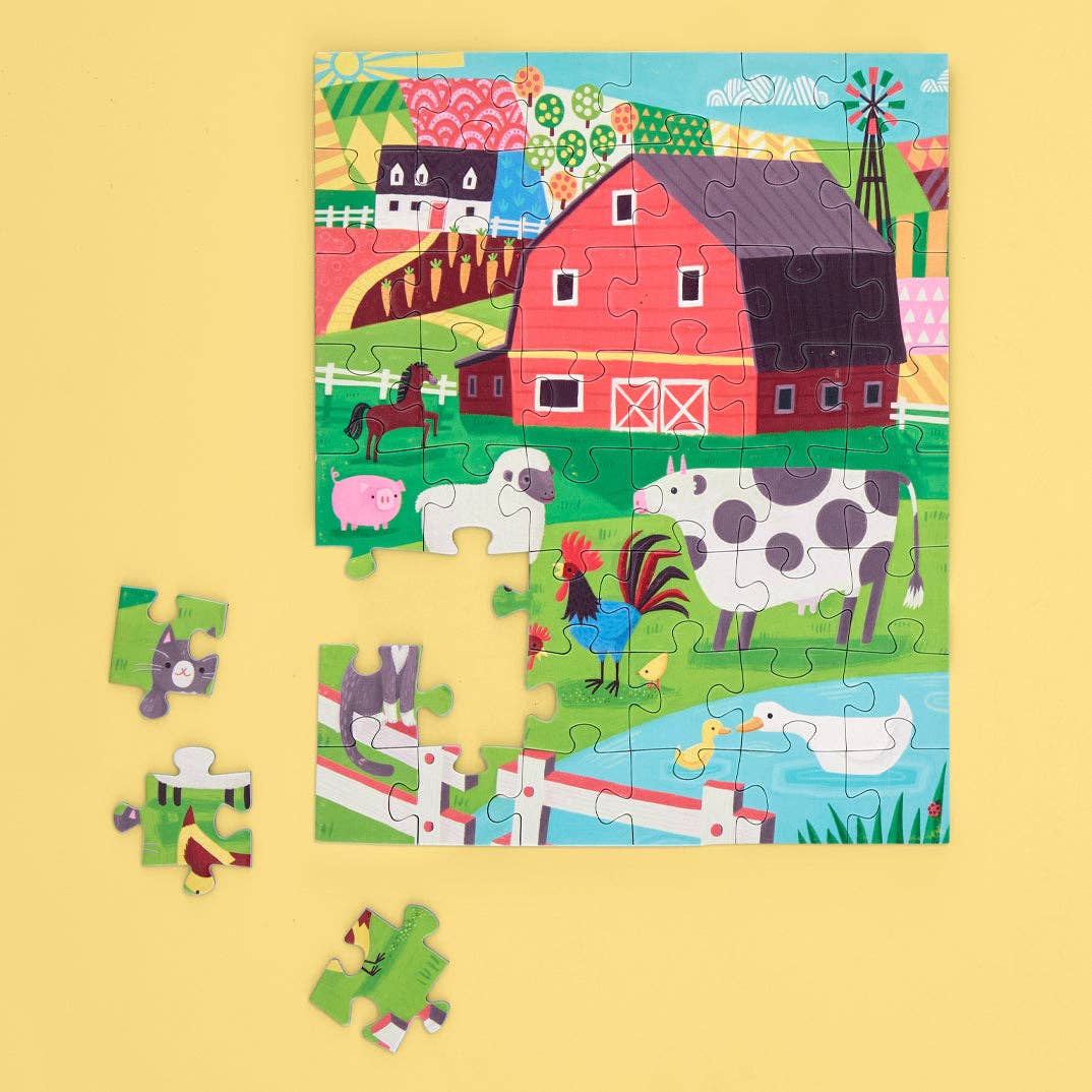 Farm Friends Snax Puzzle, 48 Pieces