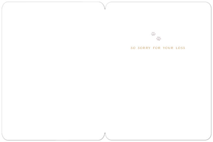 Love Never Leaves Us Pet Sympathy Card