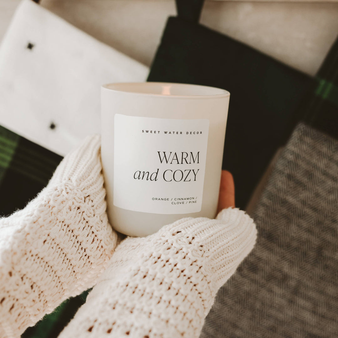 Warm and Cozy Soy Candle, 15 oz