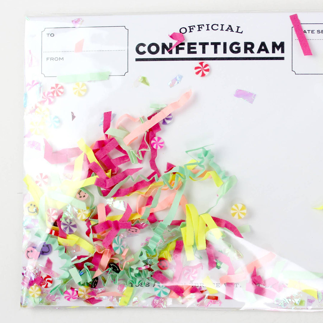 Confettigram Birthday Card