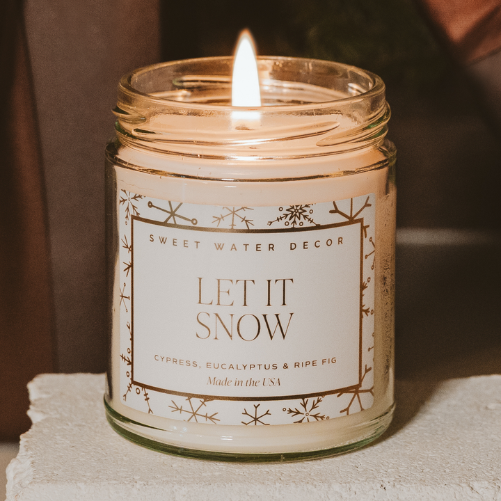 Let It Snow Soy Candle, 3 sizes