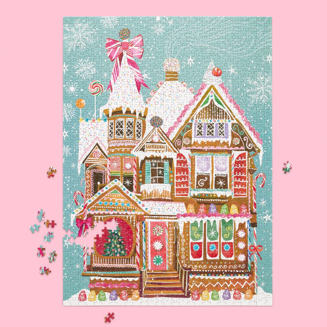 Gingerbread House Puzzle, 1000 Pieces