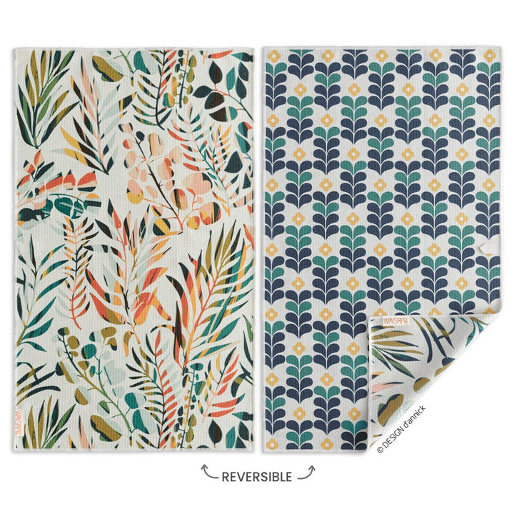 Colorful Leaves Microfiber Dish Towel