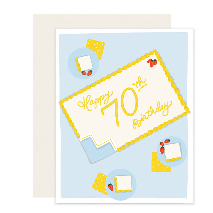 Happy 70th Birthday Card