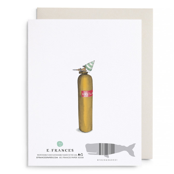Helium 21 Birthday Card
