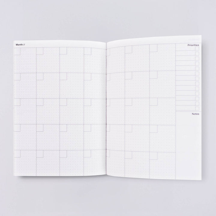 Hinoki  Undated Weekly Planner Book