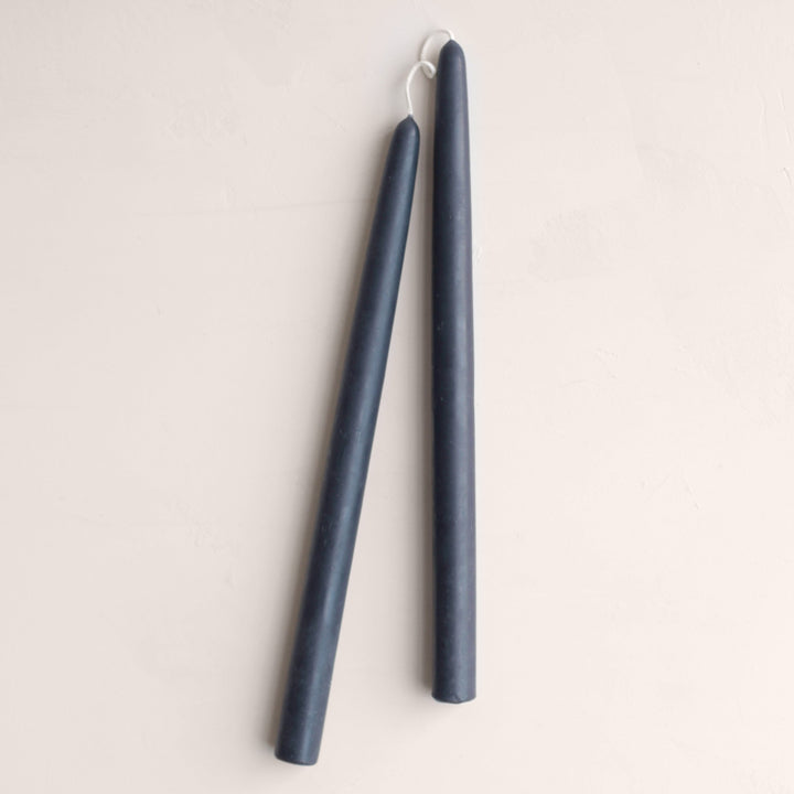Beeswax Handmade Taper Candles, 12", 4 Colors