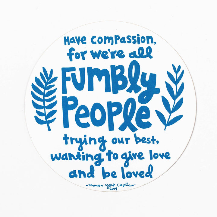 Fumbly People Sticker