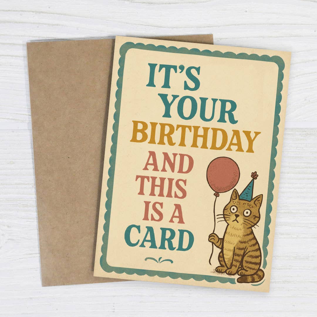 This Is a Card Birthday Card