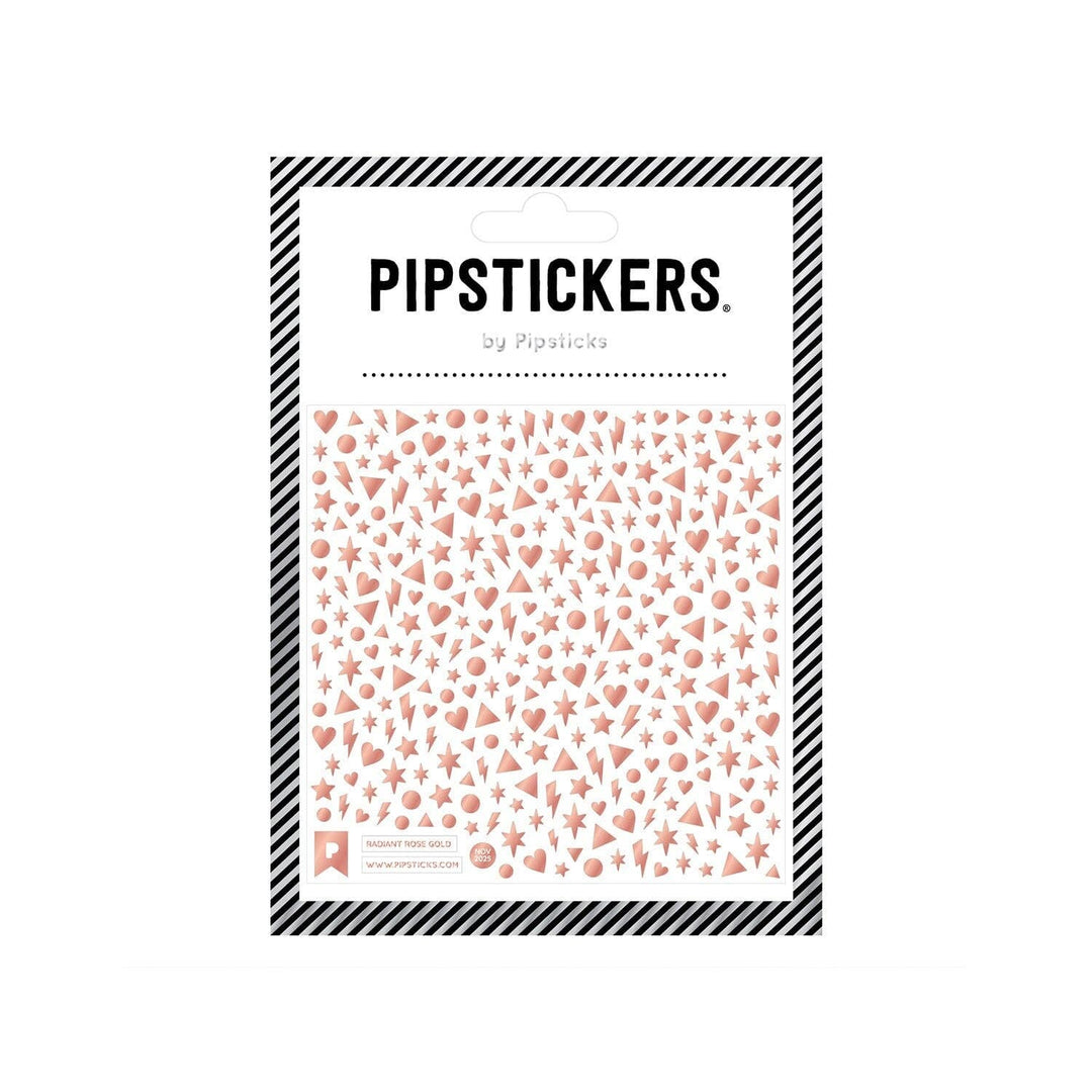 Pack of PipStickers with a pattern of small shapes on a white background