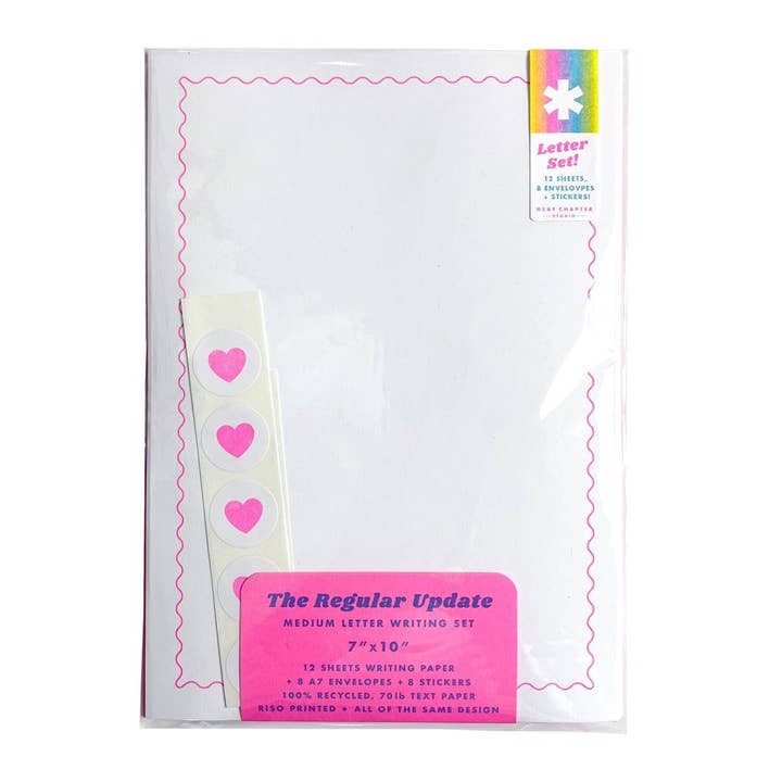 Hearts Stationery Set