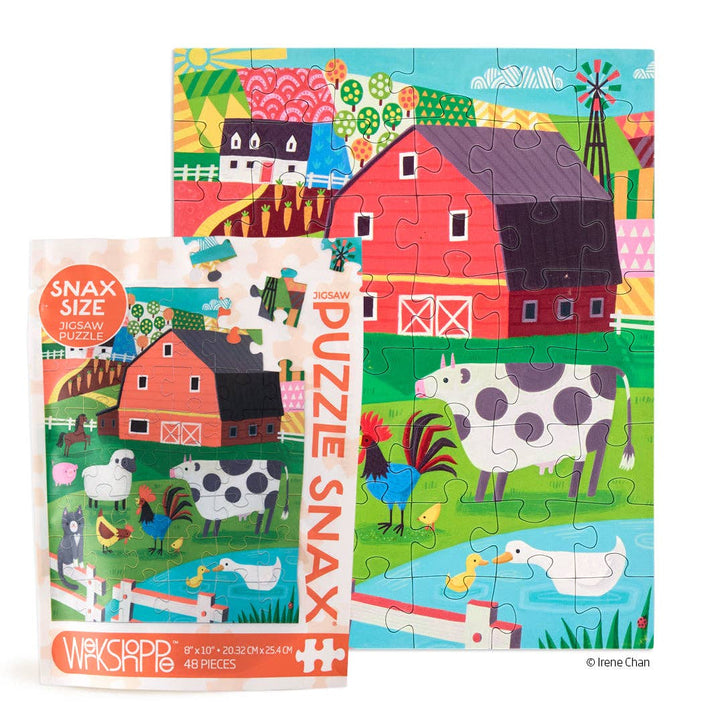 Farm Friends Snax Puzzle, 48 Pieces