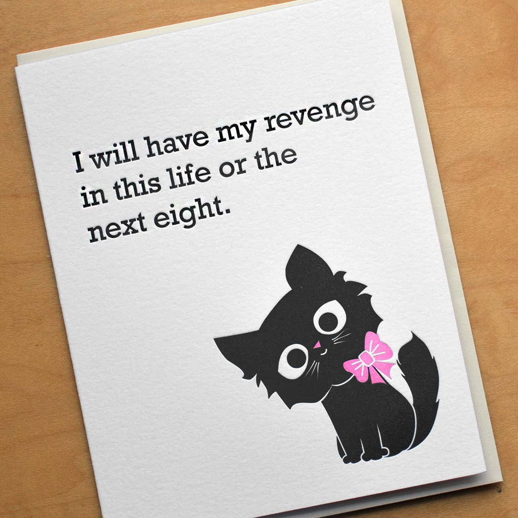 Revenge Greeting Card
