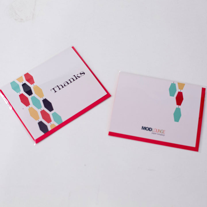 Mid-century Modern Thank You Card