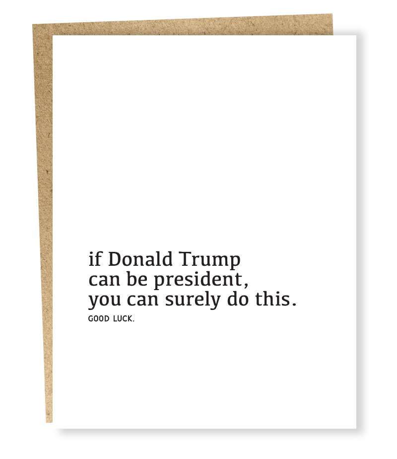 President Encouragement Card