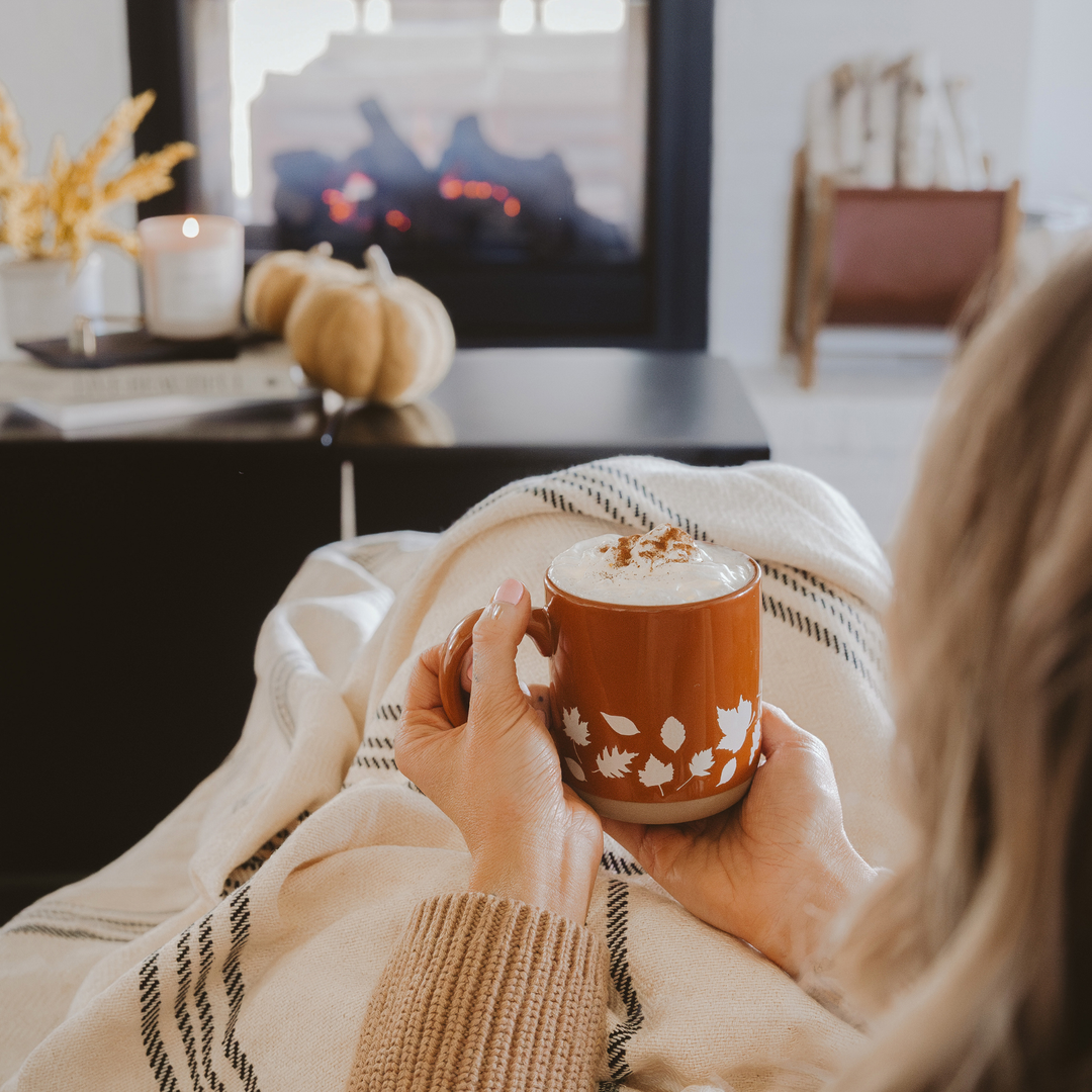 Fall Leaves Mug, 14 oz