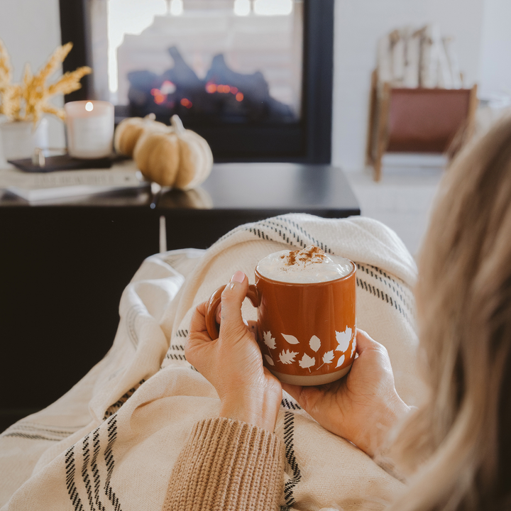 Fall Leaves Mug, 14 oz