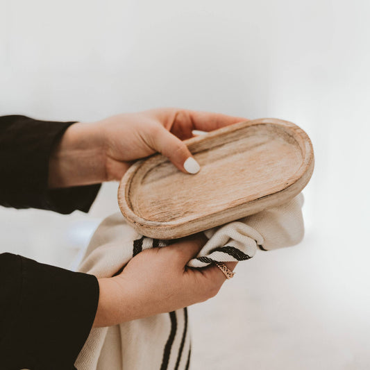 Rustic Wood Tray, Small