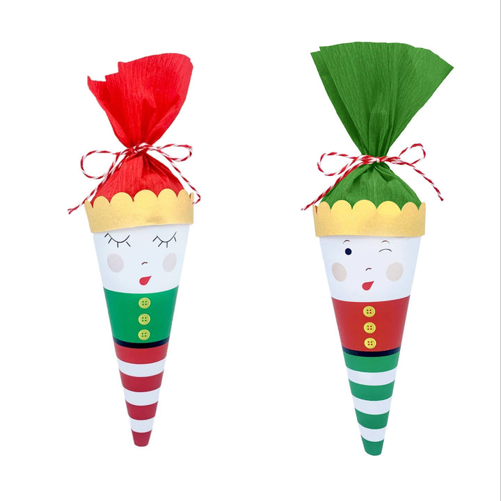 Mini 4" Surprise Cone - Christmas - Elves - Assorted Styles