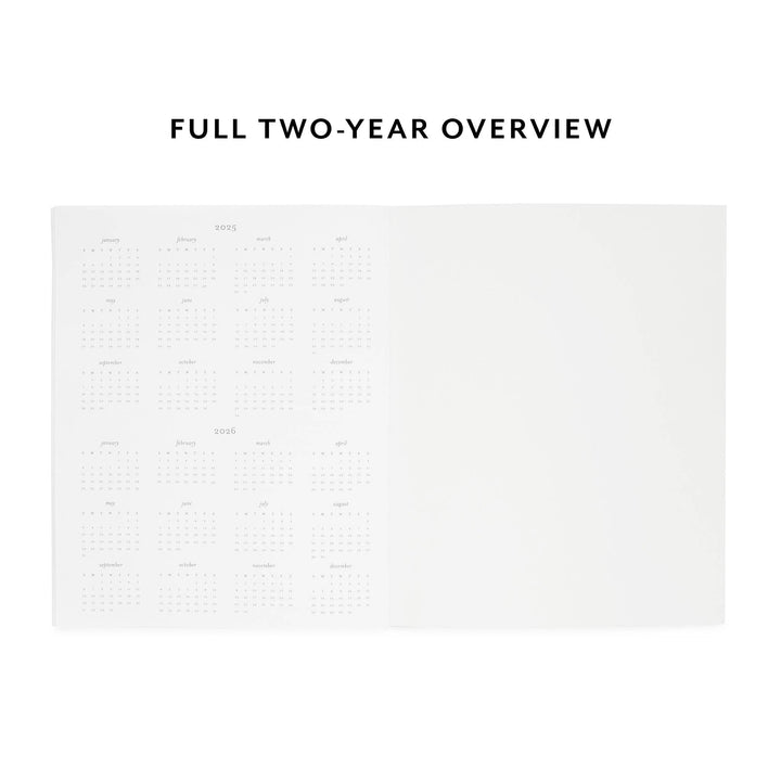 Page showing two-year overview.