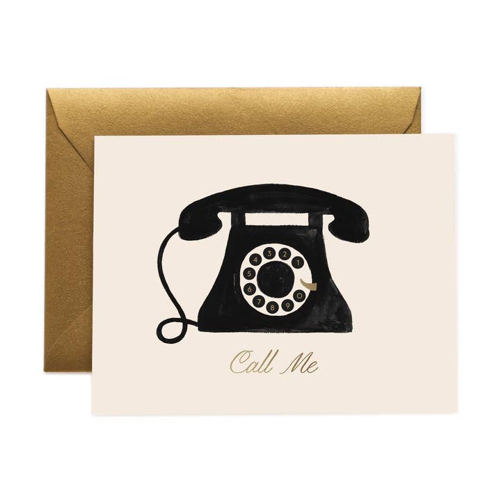 Call Me Greeting Card