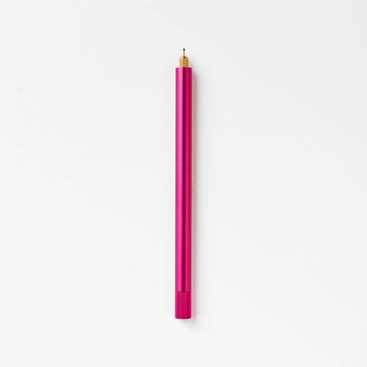 Red fineline pen.