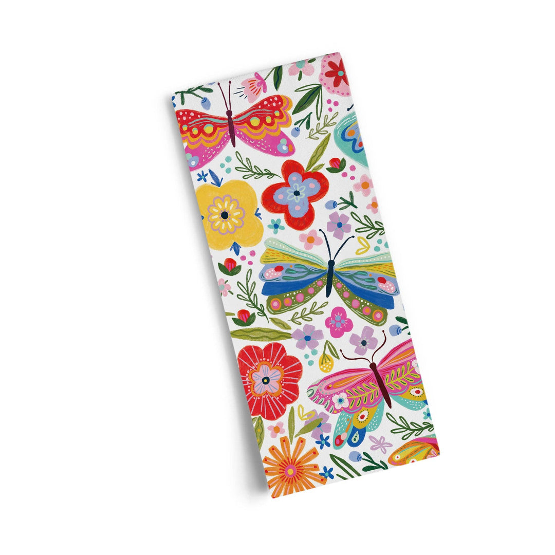 Butterfly Floral Cotton Tea Towel