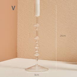 Modern Glass Candlestick, 22 shapes