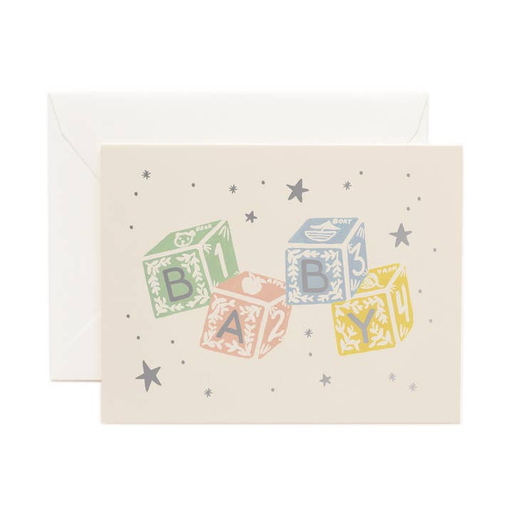 Baby Blocks Card