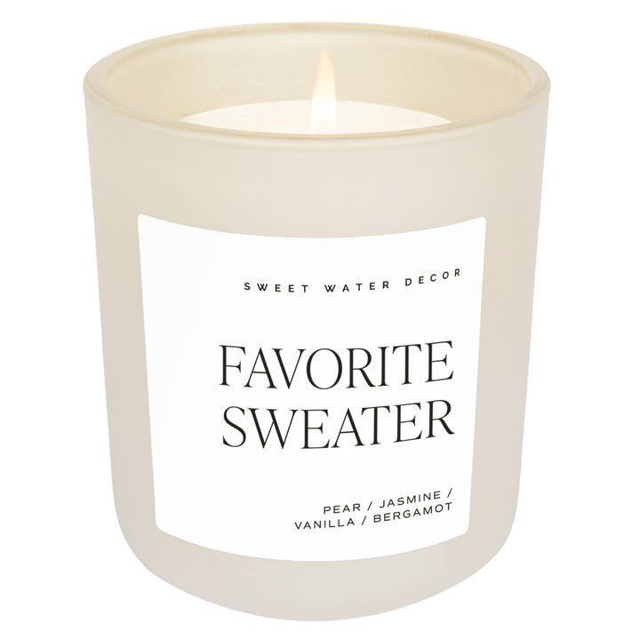 Favorite Sweater Soy Candle, 15 oz