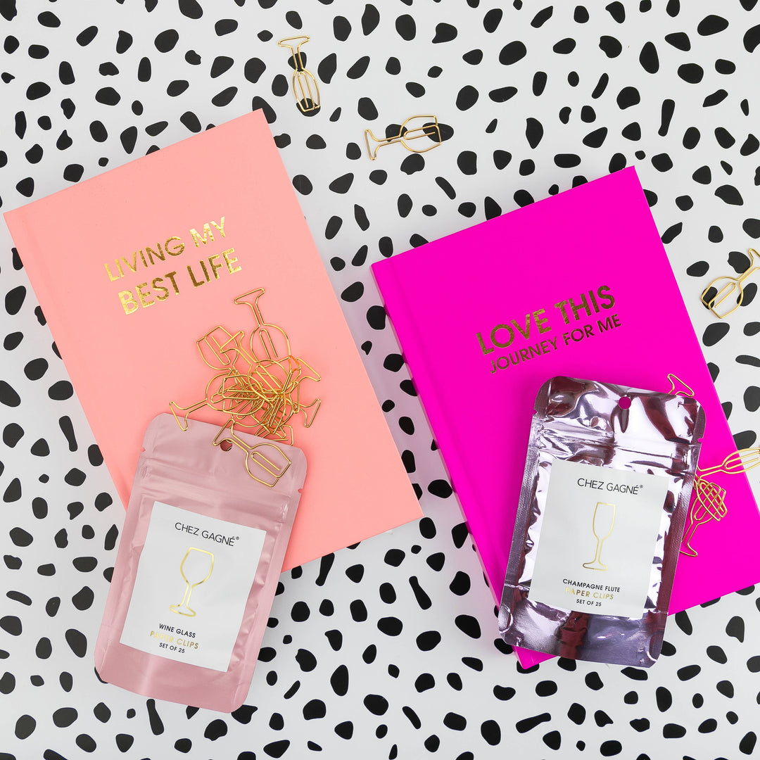 Wine Glass Paper Clips, 25 pack