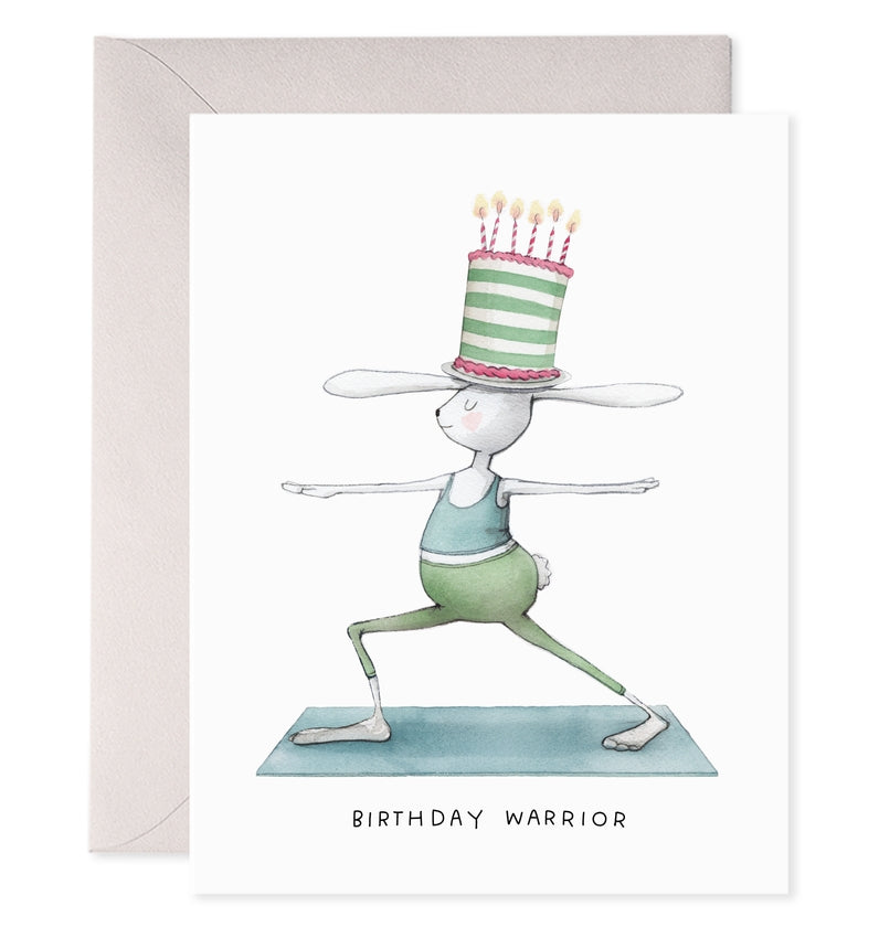 Birthday Warrior Birthday Card