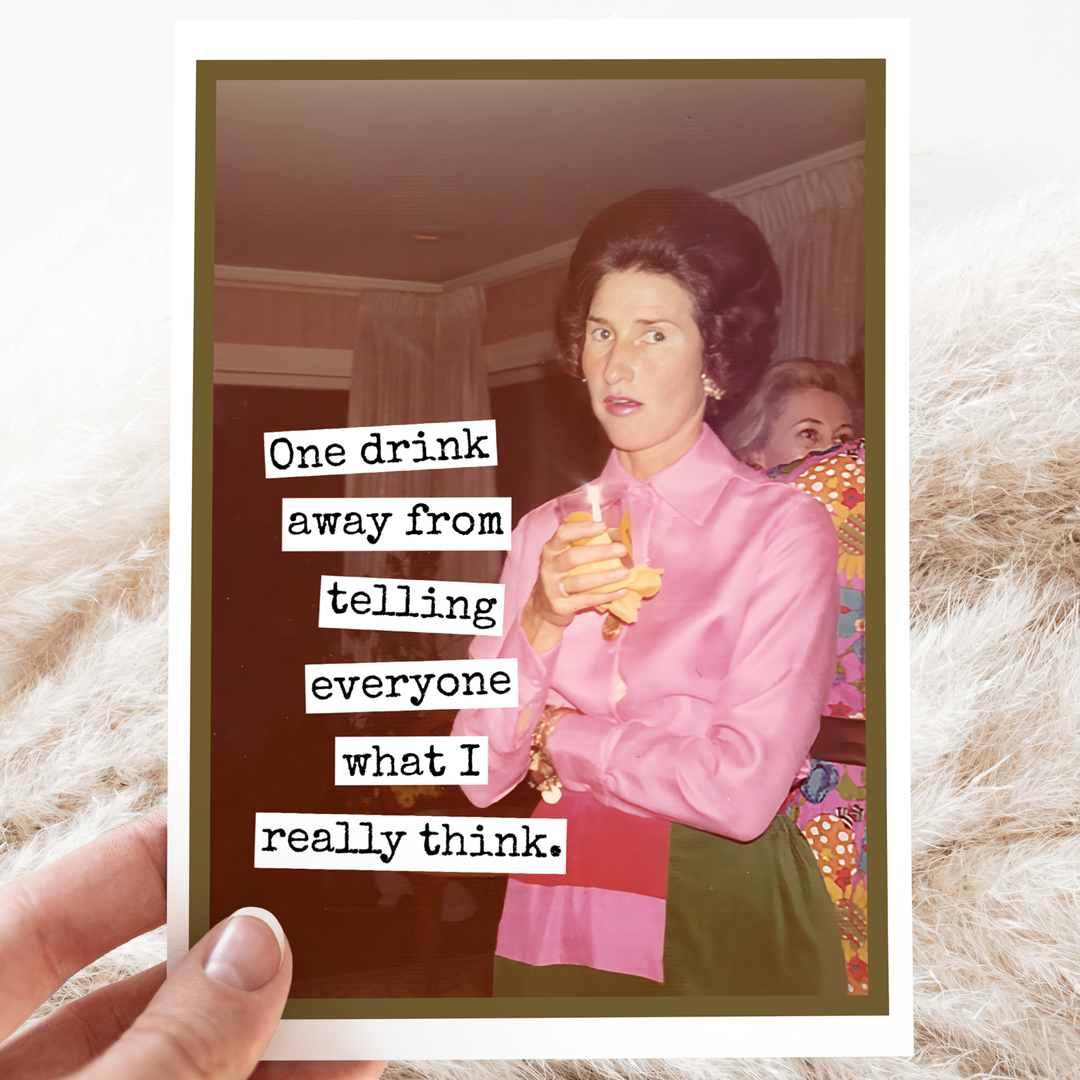 Telling Everyone Greeting Card
