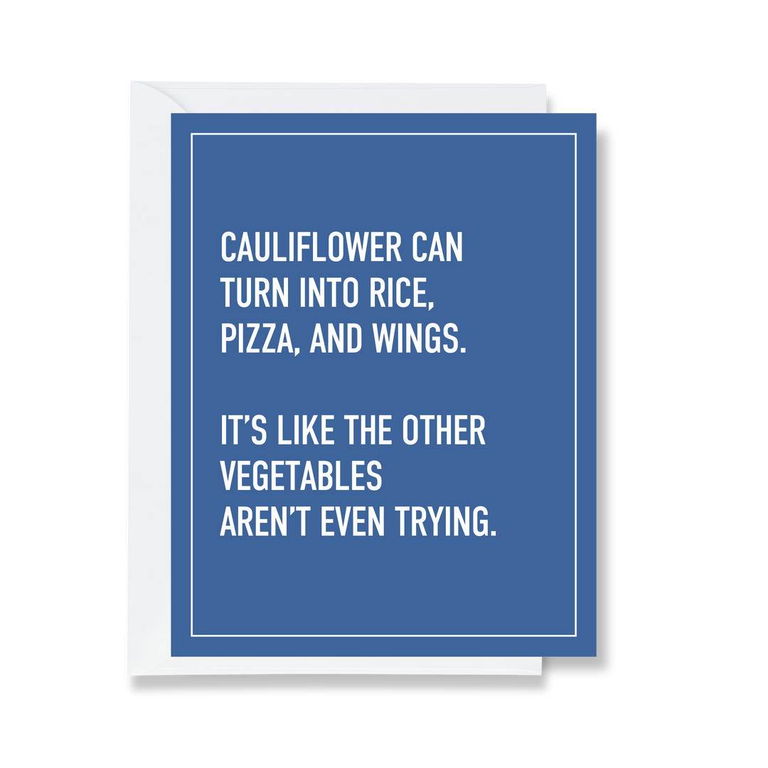 Cauliflower Greeting Card