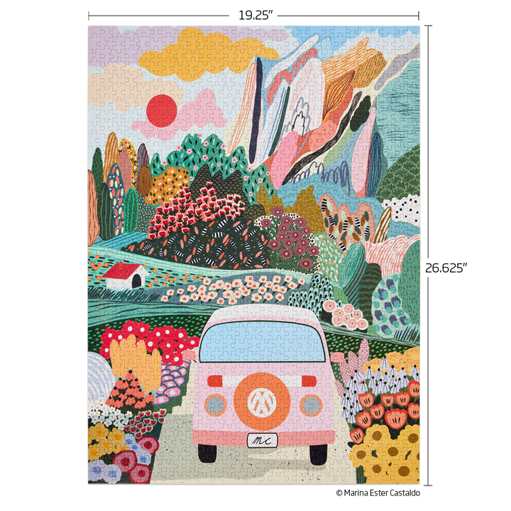 Road Trip Puzzle, 1000 Pieces