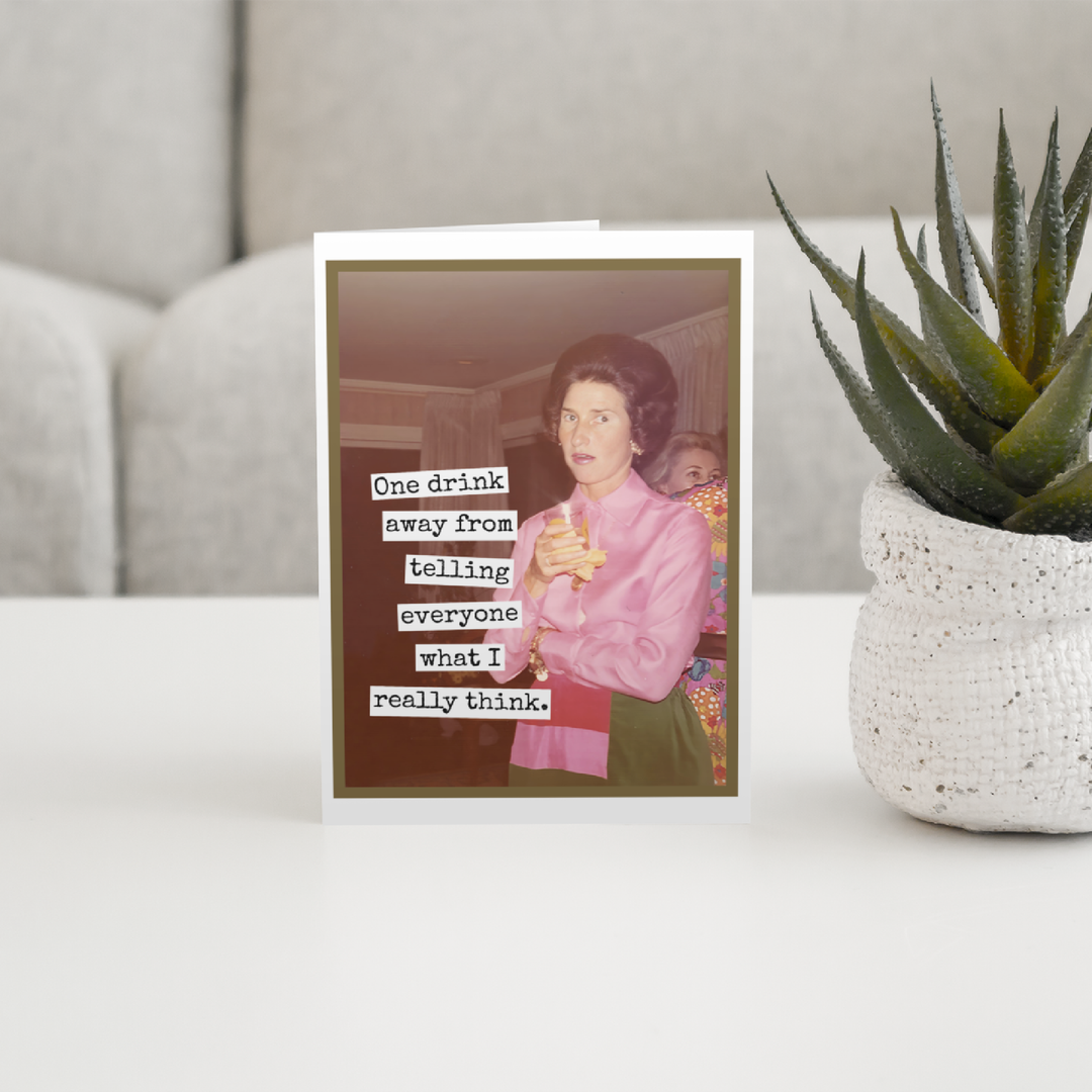 Telling Everyone Greeting Card
