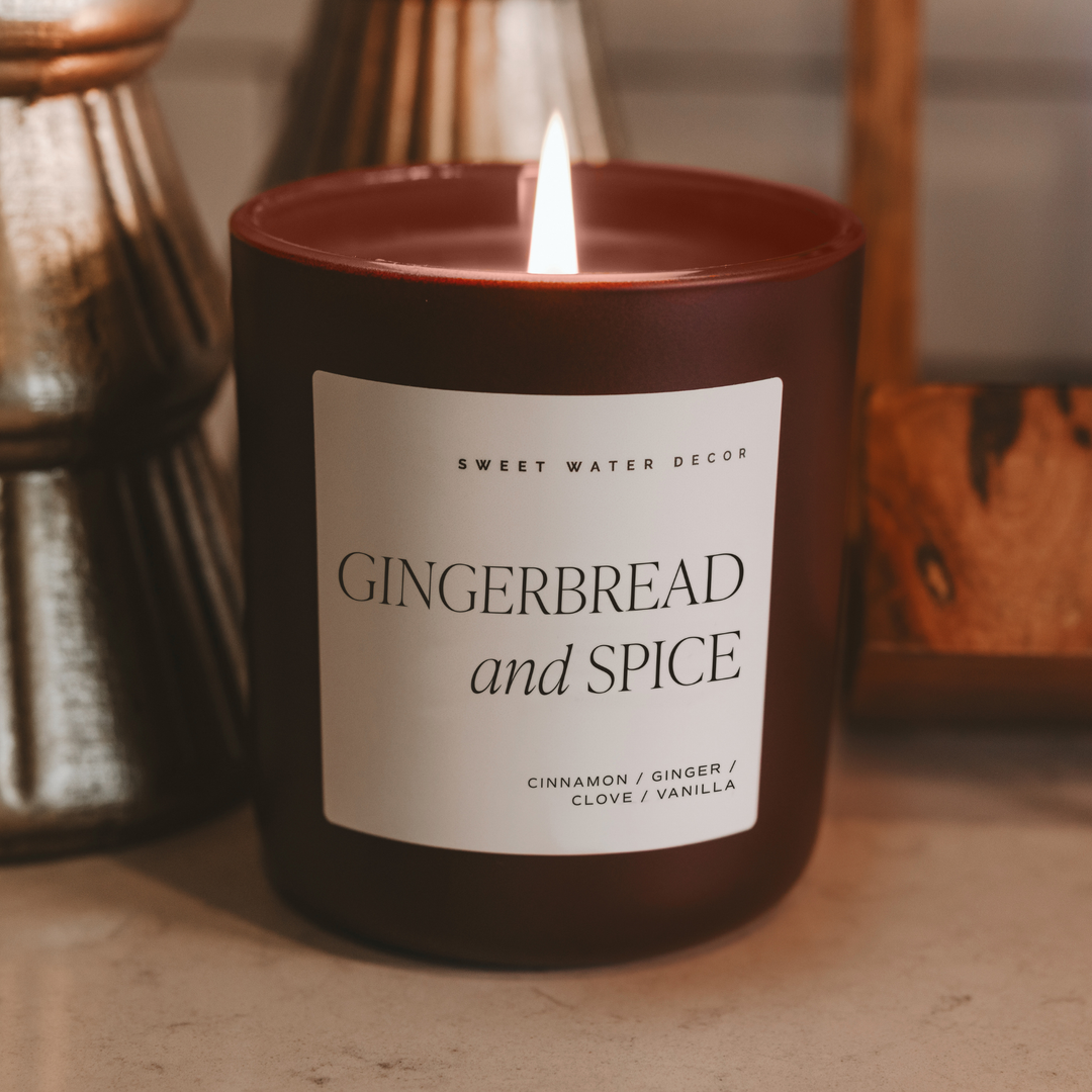 Gingerbread and Spice Soy Candle, 4 Sizes