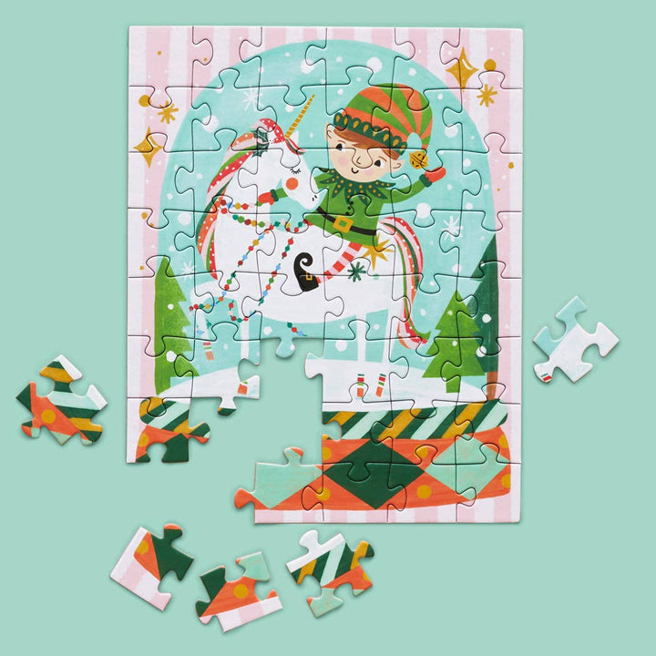Magic Snow Globe Snax Puzzle, 48 Pieces