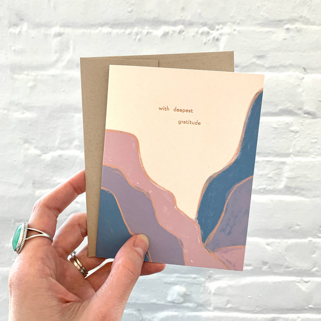 Deepest Gratitude Thank You Card