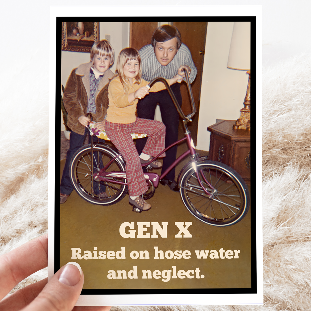 Gen X Greeting Card