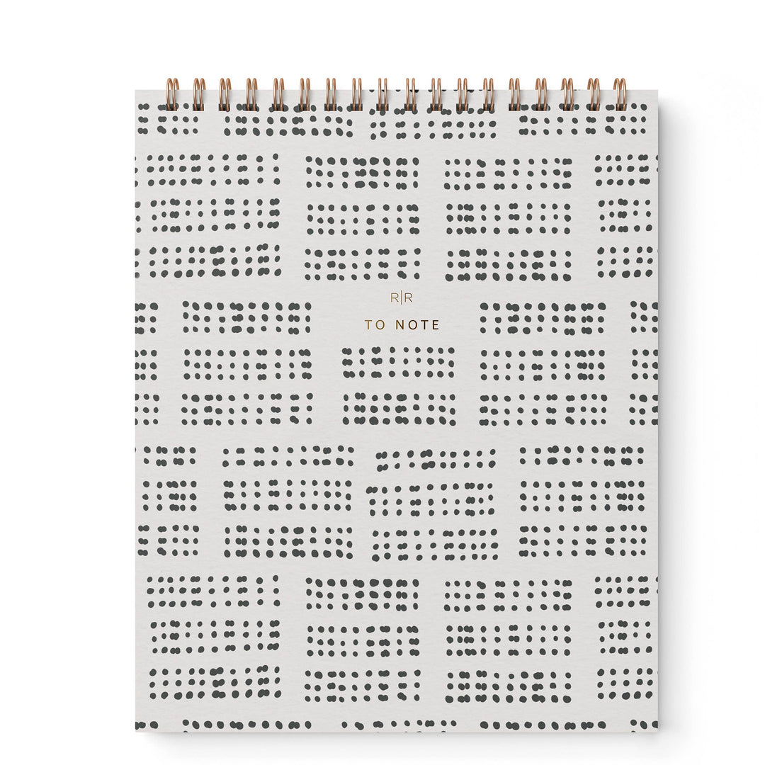 To Note Lined Notebook, 6 Colors