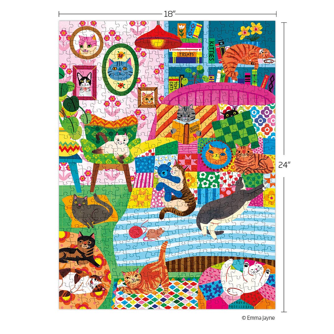 Cat Nap Stories Puzzle, 500 Pieces