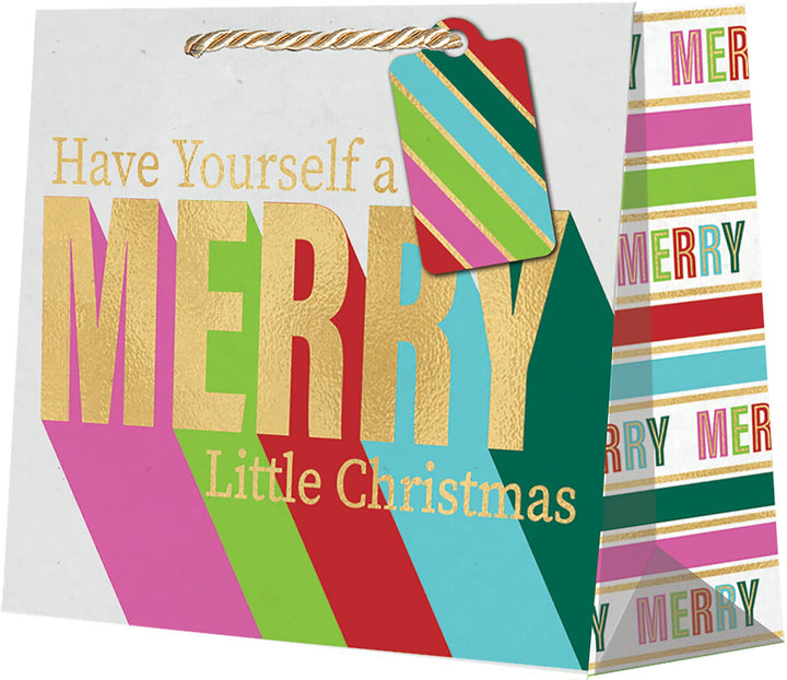 Merry Little Christmas Gift Bag, 2 Sizes
