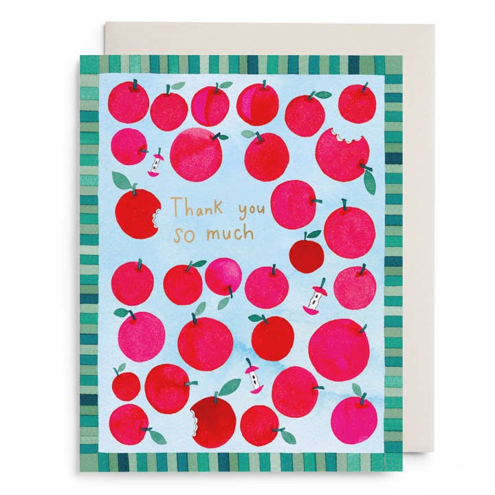 Apple a Day Thank You Card