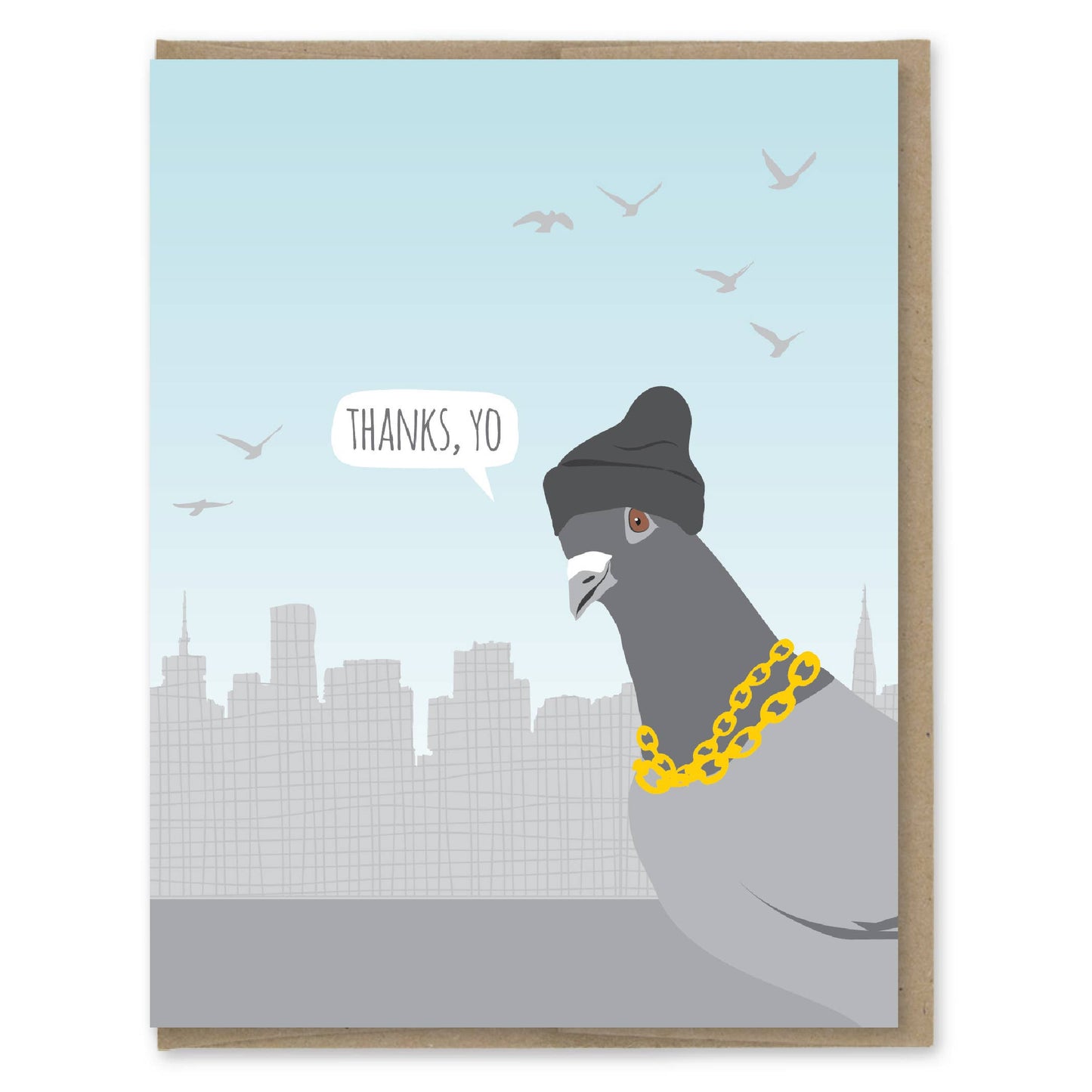 Thanks Yo Pigeon Card Card