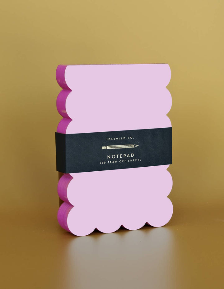 Scalloped Notepad, 3 colors