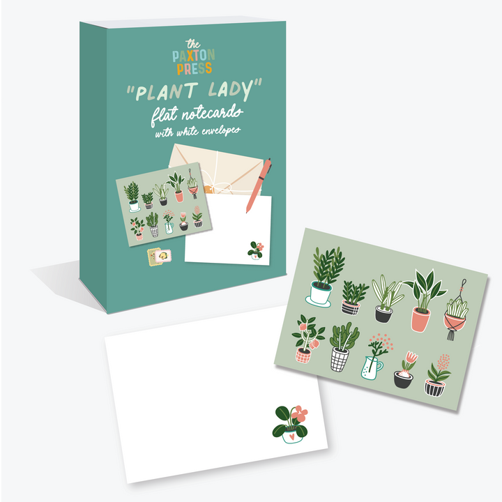 Plant Lady Stationery, Box of 12