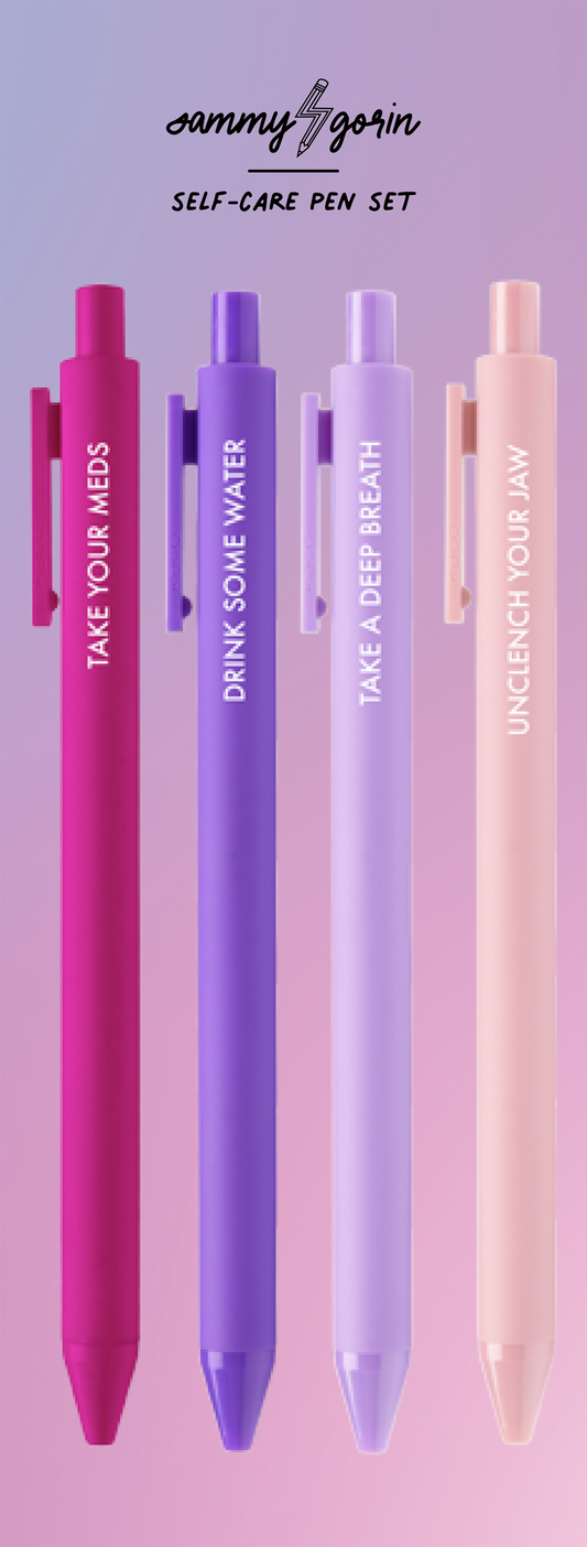 Self-Care Gel Pen Set