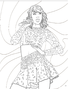 Coloring & Activity Book, Taylor Swift
